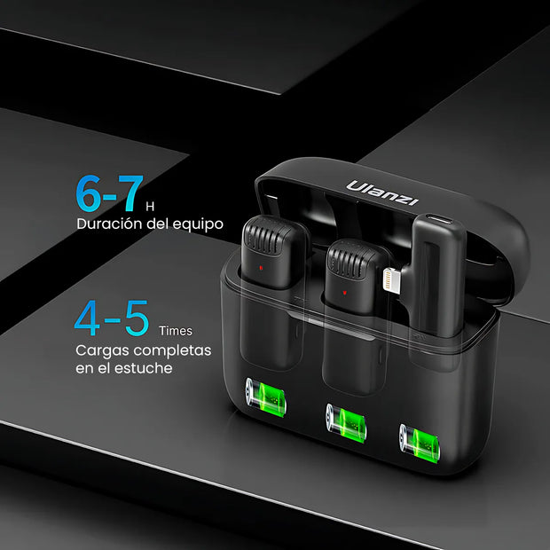 Micrófono Inalámbrico Profesional Ulanzi J12 Para Iphone