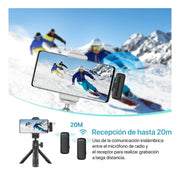 Microfono Inalambrico Profesional Ulanzi J12 Usb Tipo C